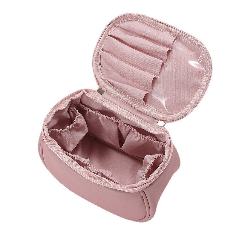 Cute PU Makeup Bag For Women Toiletries Organizer Waterproof Travel Make Up  Pouch Female Large Capacity Portable Cosmetic Case
