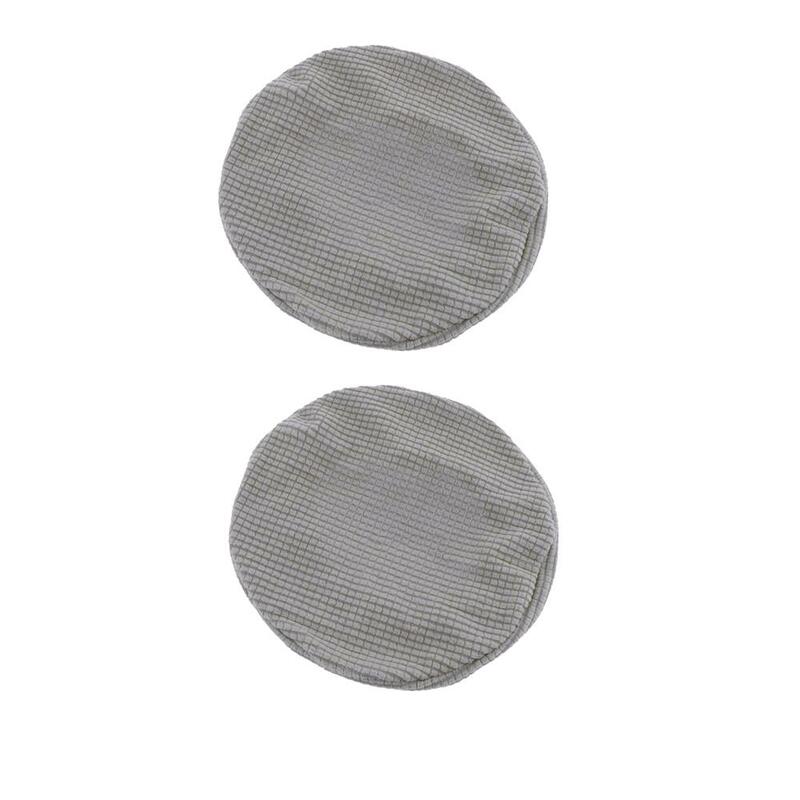 2pcs Round Bar Stool Cover Cushion Round Seat Cushion for Wooden Metal Stools