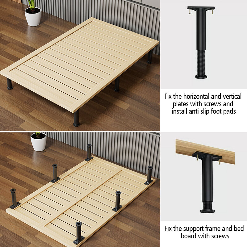 Marco de soporte telescópico ajustable para cama, soporte para aumentar la altura de los muebles, accesorio de soporte inferior, alfombrilla para pie de cama, 1 unidad