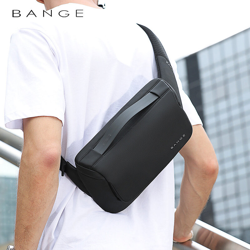 BANGE модная мужская сумка через плечо 9,7 дюйма водоотталкивающая Сумка-слинг Оксфорд мужская сумка-мессенджер сумка на плечо сумка-слинг для коротких поездок