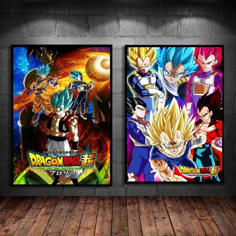 Poster Anime Seven Dragon Ball personaggi Classic Gift Art Room regali di compleanno per la casa pittura modulare decorazione dipinti