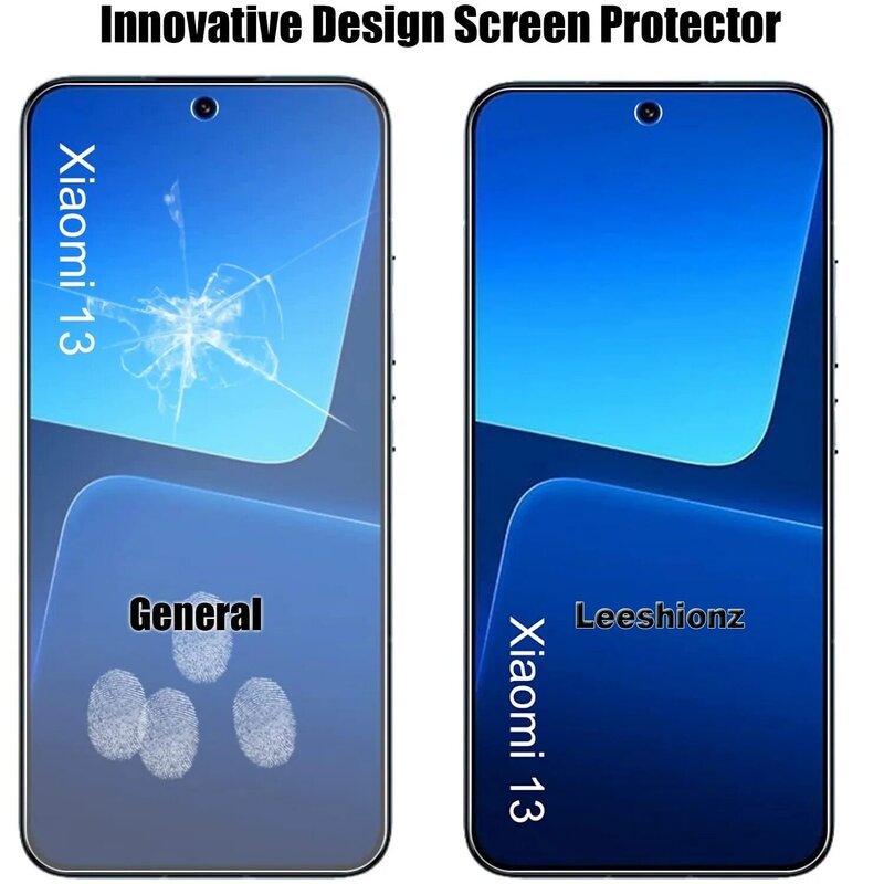 Xiaomiガラススクリーンプロテクター,強化ガラスフィルム,HD,9時間,2ユニット,4ユニット