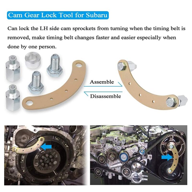 Kurbel scheiben schlüssel halter Werkzeug Motor Nocken getriebes perre/Camlock-Werkzeugs atz Einlass-/Auspuff nocken kettenrad schlüssel für Subaru std