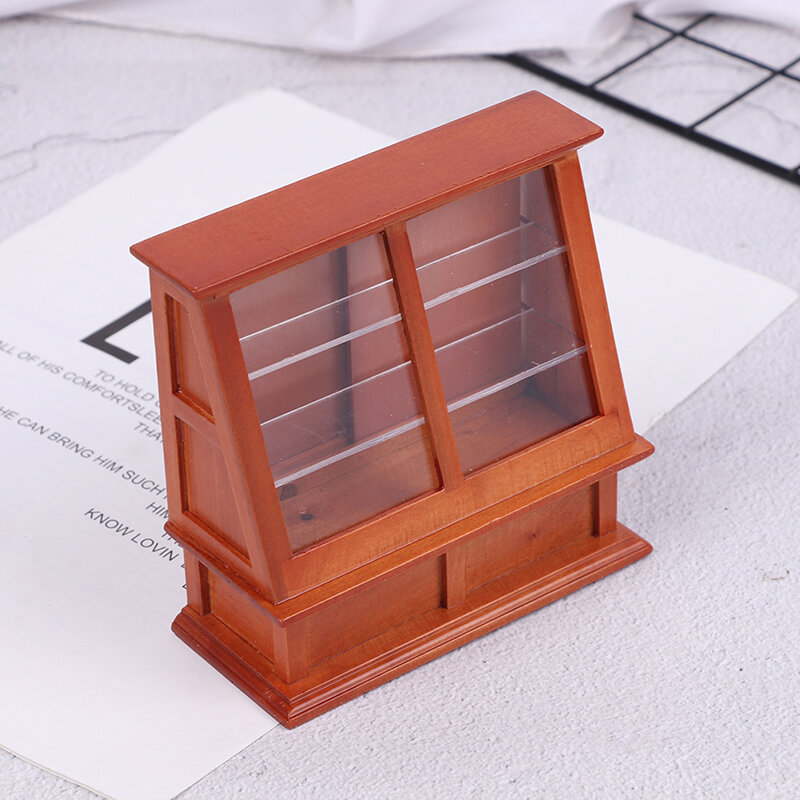 1 Buah Miniatur Multi Gaya Lemari TV Buku Kue Samping Tempat Tidur Meja Rak Kaki Lemari Model Rumah Boneka Furnitur Dekorasi DIY Mainan