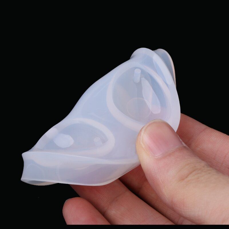 Molde de silicona para joyería de gemas con forma de lágrima para fundición de joyería artesanal 517F