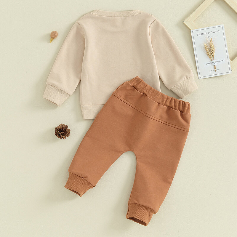 Lioraitiin-Conjunto de ropa para bebé, jersey de manga larga con estampado de letras, sudadera y pantalón, para otoño e invierno, 0-3 años, 2023-09-21