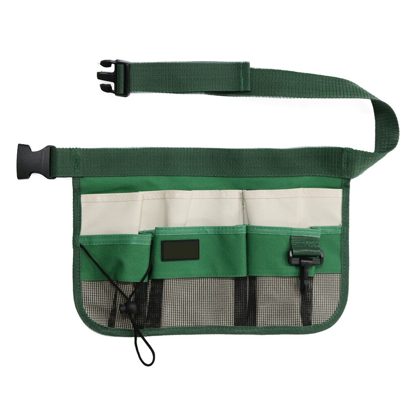 Oxford Cloth Home Cleaning Restaurant Waist Tool Bag Adjustable Belt Oganizer Apron Multi-pockets Multi-functional Electrician