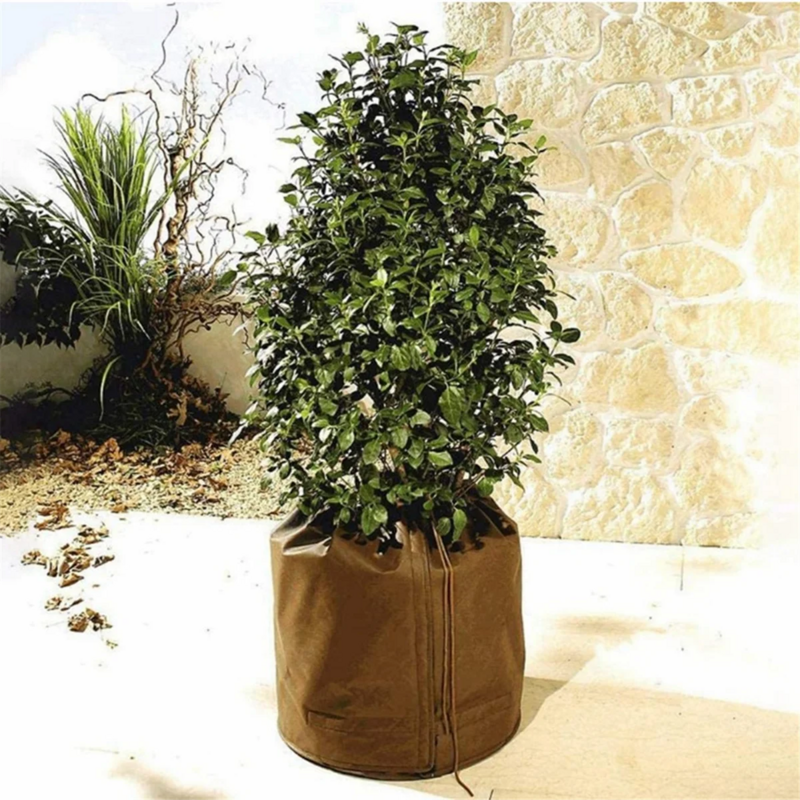 Roślina doniczkowa zimowa torba izolacyjna ciepła torebka do drzewka doniczka z mrozoodporną rośliną i odmroźną osłoną, L