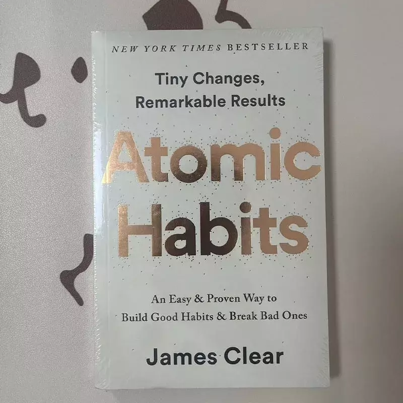 Hábitos atômicos por james limpar uma maneira fácil e comprovada de construir bons hábitos e quebrar os maus auto-gestão livros de auto-aperfeiçoamento