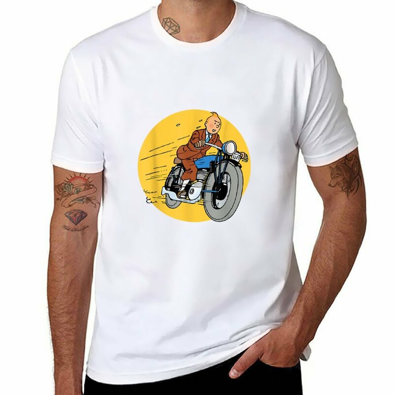 Camiseta de hojalata para hombre, camisa de aventura, moda coreana, talla grande, nueva edición