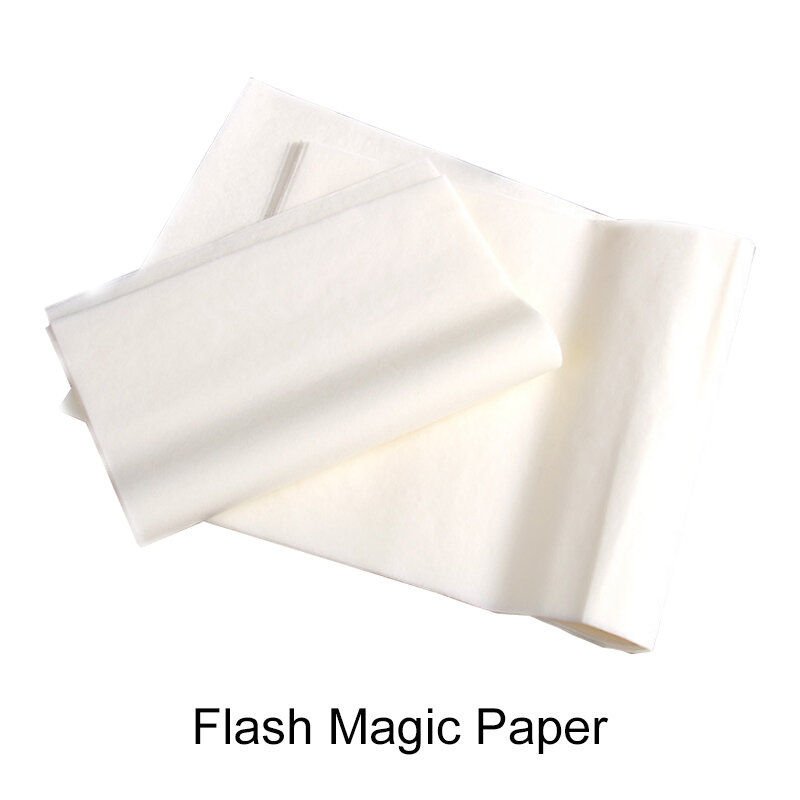 50*20cm Papier Magic Fire Prop 1/10 Blatt Magic Flash Paper Professional Magier Requisiten Stage Magic Trick