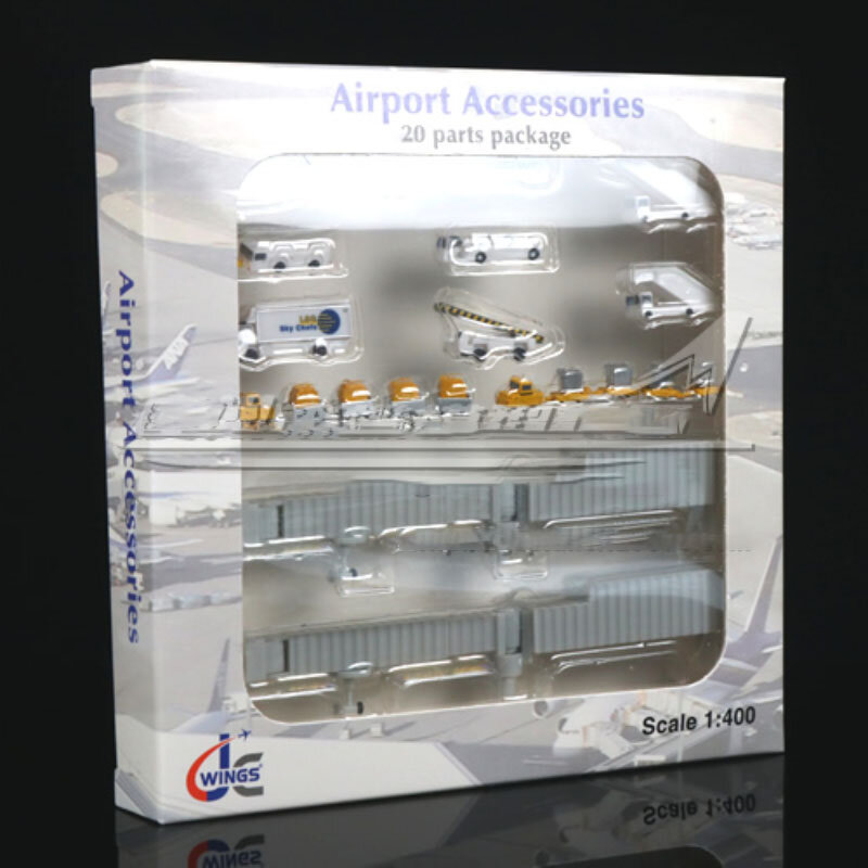 1:400 scala Aircraft Airport Accessory Model trattamento a terra 20 ruote Car Boarding Bridge Truck Transmission Vehicle Display