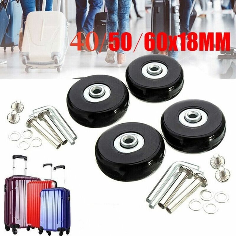 Casters Silent Repair Replacement Universal Durable Travel Luggage Wheel Suitcase Parts Axles Sliding Wear Resistant Flexible