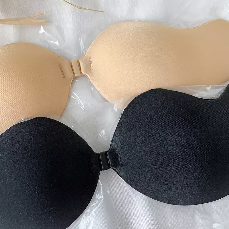 Mango Invisible Push Up Bra Reusable Silicone Strapless Chest Stickers Women Self Adhesive Pasty Bras Nipple Cover Lingerie Pad