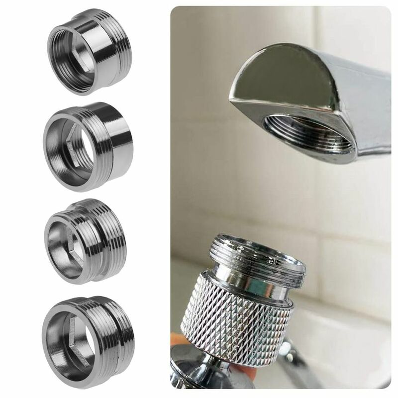 Bathroom Aerator Adapter Metal Kitchen Faucet Outside Thread Water Saving Adaptor Tap Aerator Connector