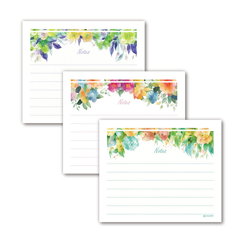 60 new products, original elegant watercolor flowers, literary youth reading cards, abstract record cards, double-sided printing