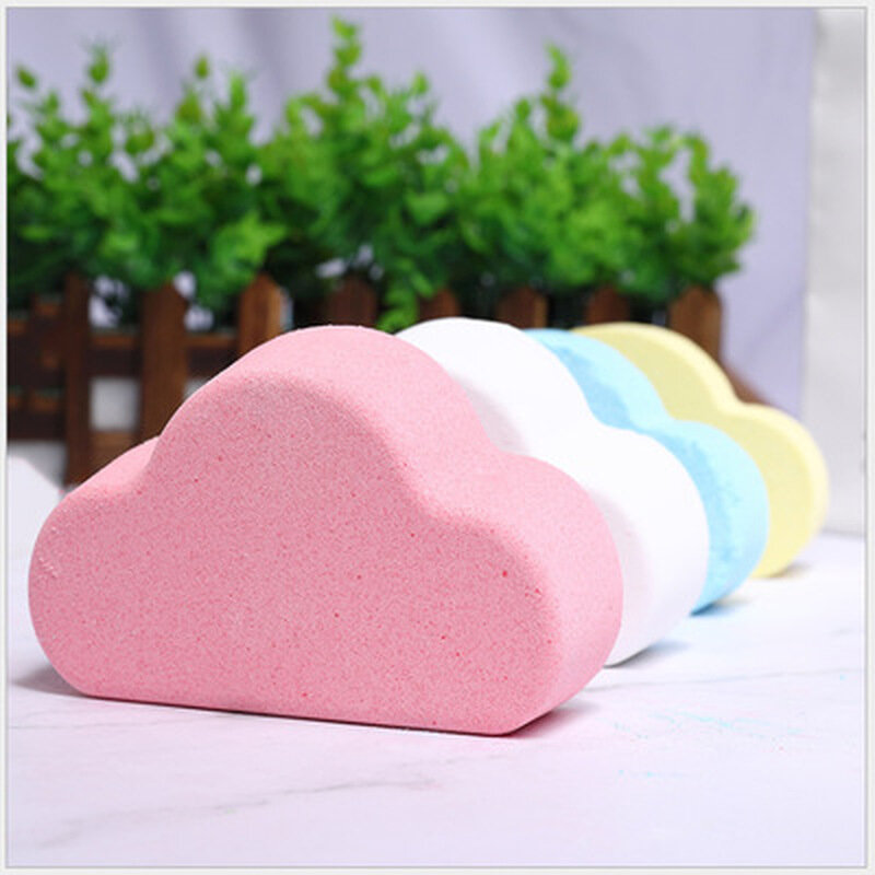 Moda nuova cura della pelle naturale nuvola arcobaleno bagno idratante bolla sale bombe da bagno esfolianti palla forniture da bagno essenziali