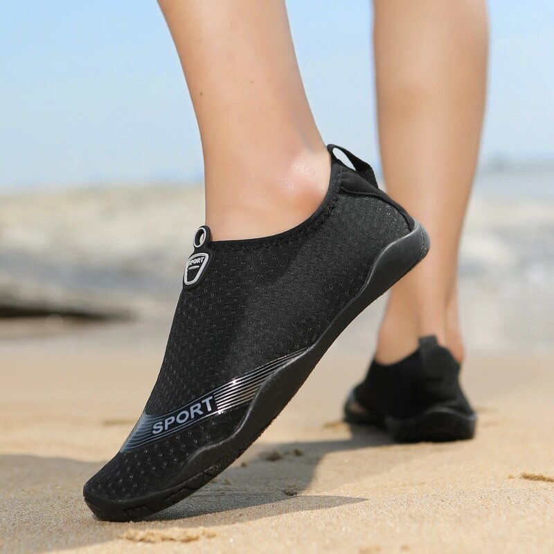 Męska i damska buty do wody gumowa podeszwa szybkoschnąca oddychające buty plażowe Casual Fitness buty do pływania rowerowa