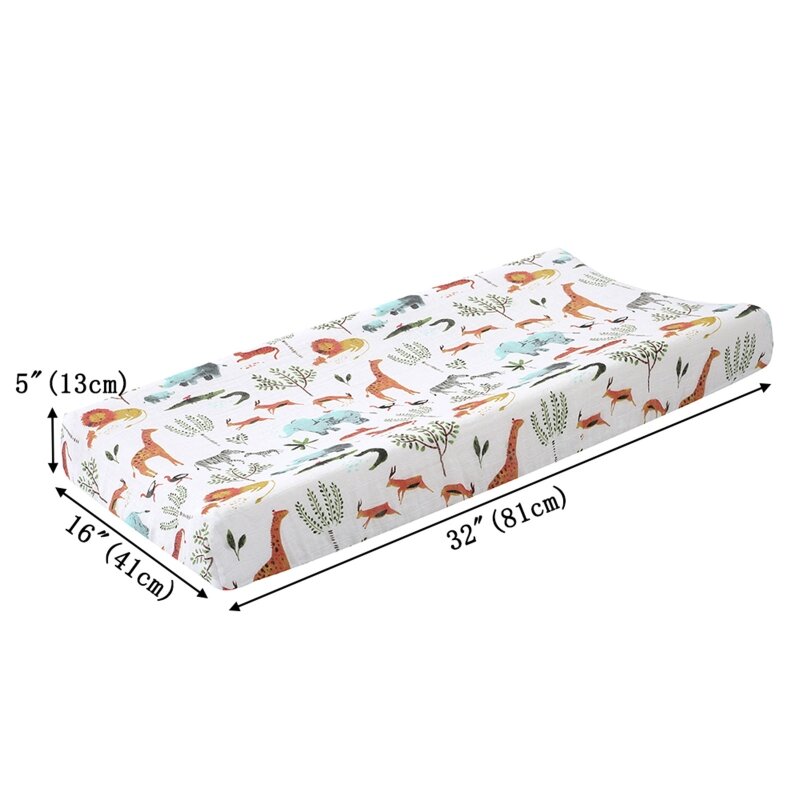 Baby Changing Pad Cover Floral Print Fitted Crib Sheet Infant or Toddler Bed