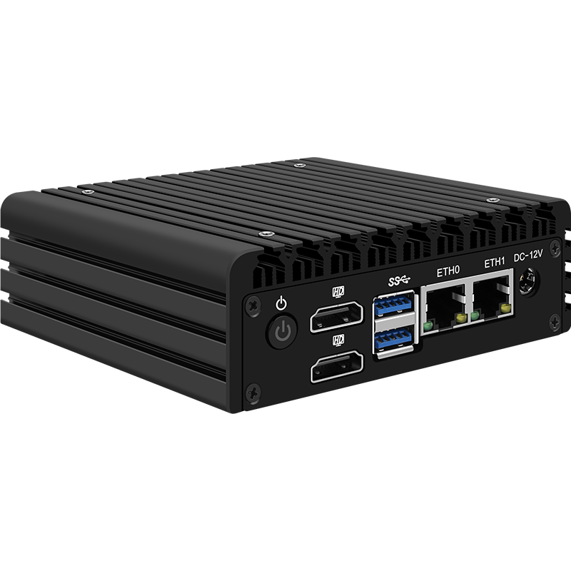 X86 Firewall Super Mini PC 12. generacji Intel i3 N305 N100 DDR5 4800MHz 2*i226-V 2.5G LAN Router bezwentylatorowy PC Proxmox Server Computer