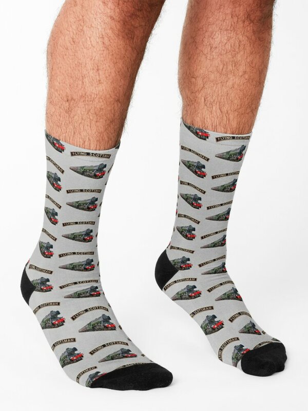 The Flying Scotsman and Nameplate Socks Stockings Run gym christmas gift Socks Man Women's