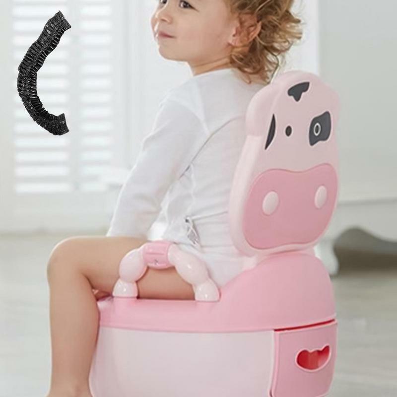 Tas Liner Toilet portabel, tas Liner kursi Toilet mobil 100 buah untuk balita Toilet portabel untuk anak-anak penutup elastis pelatihan Toilet