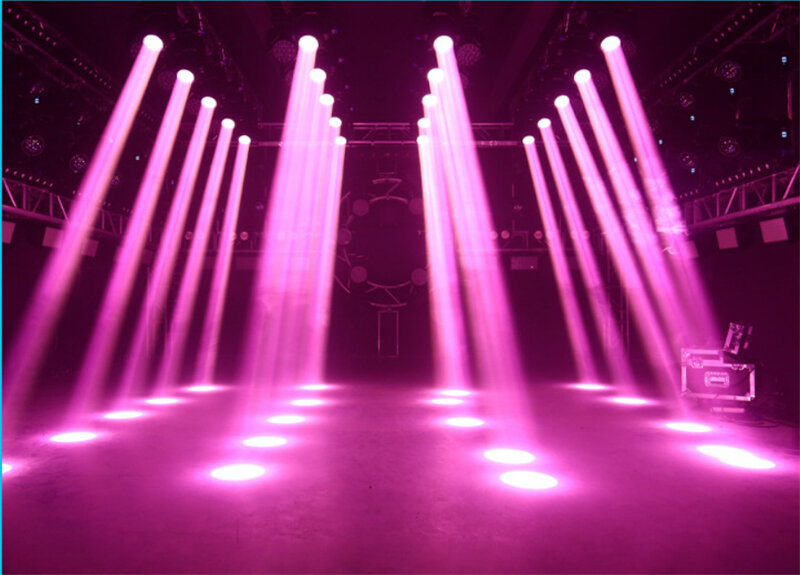 4pcs Pro Concert stage moving head beam 20r 440W Lyre Beam Spot Wash BSW Hybrid 3in1 Movinghead Light with Rainbow effect