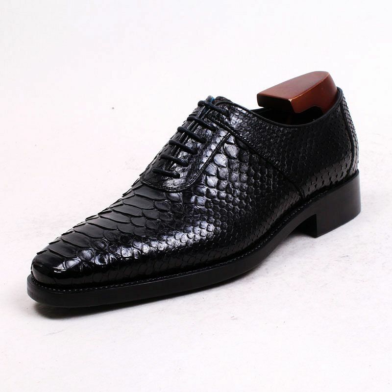Cie Handmade Goodyear Welted Python Leather scarpe da uomo suola inferiore in pelle traspirante