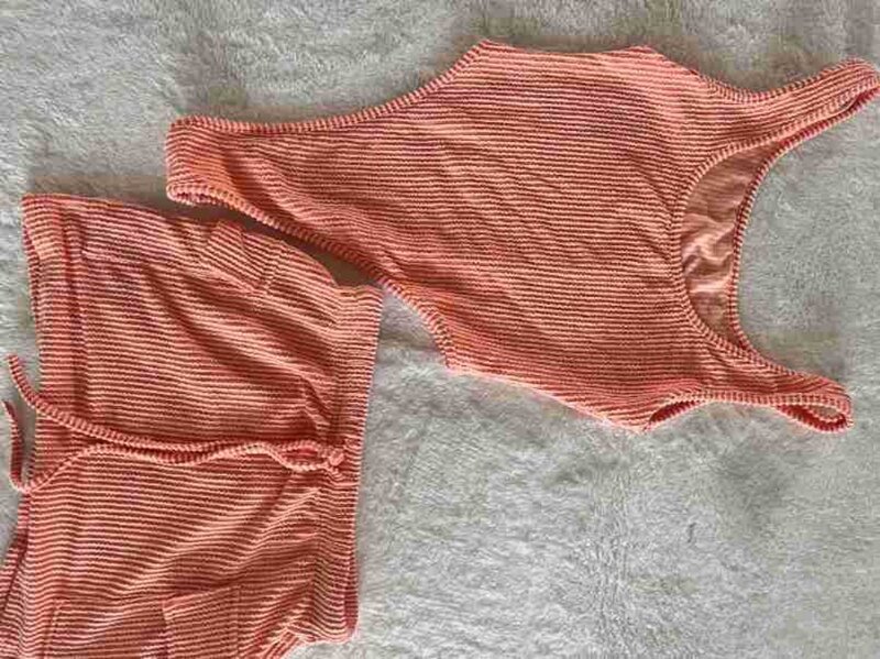 Conjunto de dos piezas acanalado para mujer, Top sin mangas y minifalda ceñida con bolsillos en 3D, ropa de calle informal