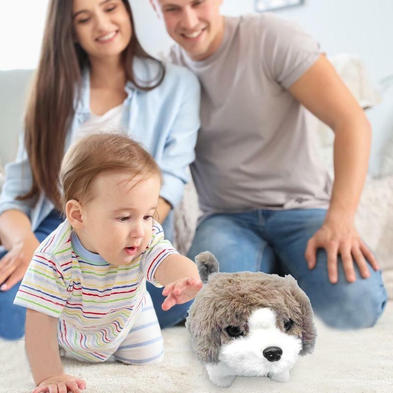 Electronic Plush Dog Kids Barking Plush Puppy Interactive Toys Tail Wagging Stuffed Animal Adorable Electric Animate Birthday