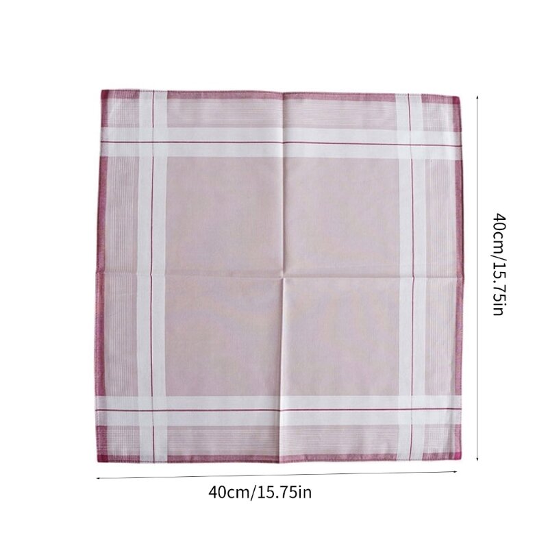 12pcs Commercial Affairs Handkerchief for Male 40x40cm Wedding Pocket Square