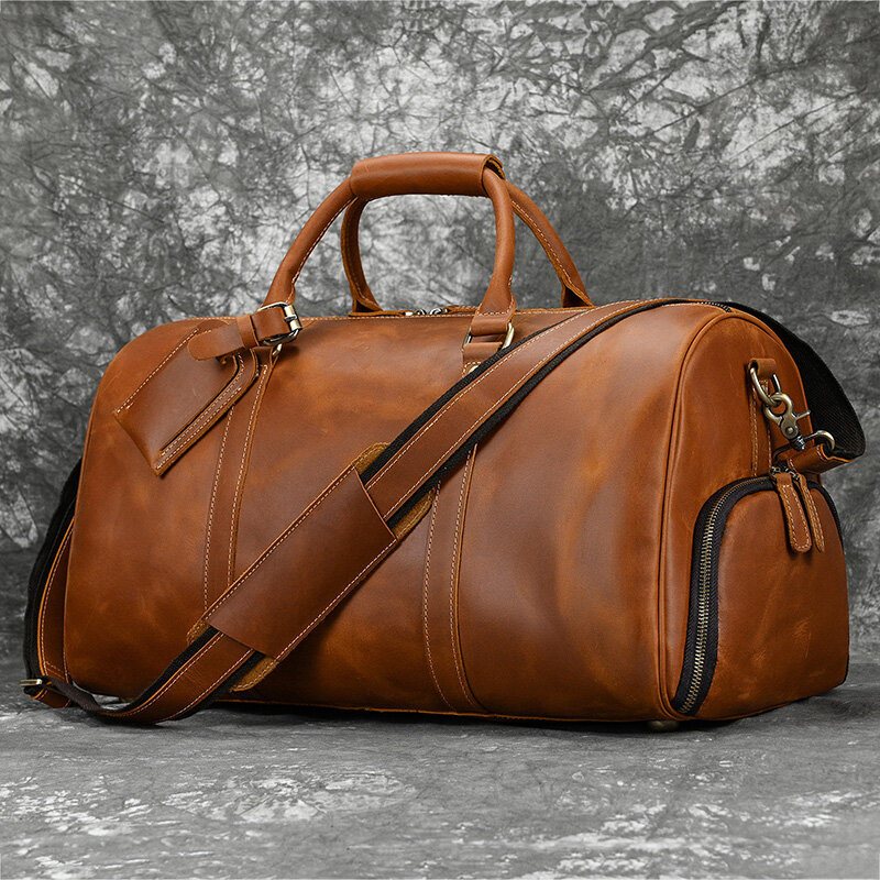 Bolsa de viaje de lujo para hombre, bolso de hombro grande para equipaje de vuelo, Weekender, envío directo, nuevo diseñador