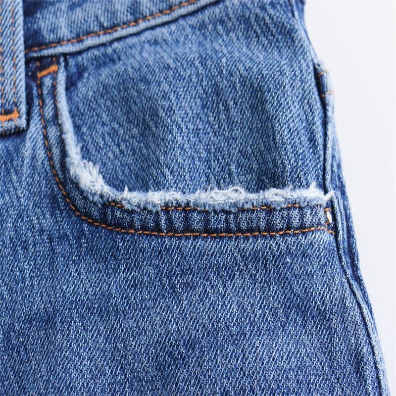 Saia jeans midi com fenda, cintura alta, bolso, magro, sexy, elegante, longa, casual, verão, novo, 2022