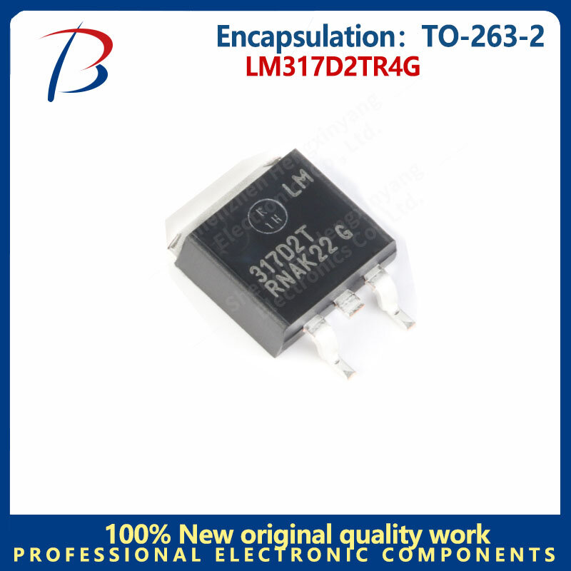 10PCS  LM317D2TR4G package TO-263-2 1.5A adjustable positive output linear regulator
