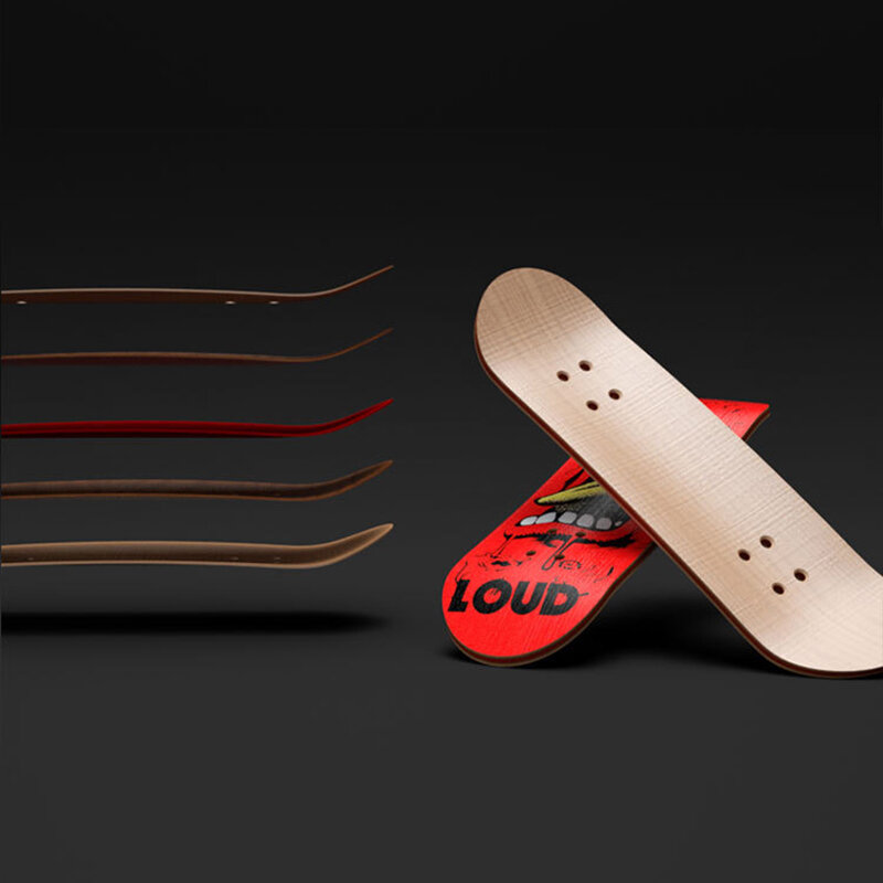 Drewniane profesjonalne deskorolki na palec DIY DIY Skate Park Tech części Deck wspornik metalowy koło łożyska zabawki na stół prezenty