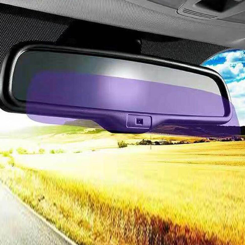 กระจกมองหลังรถยนต์ฟิล์มป้องกันแสงสะท้อนป้องกันหมอกป้องกันแสงสะท้อนสติกเกอร์กันน้ำ0มม. * 200มม. ติดตั้งฟิล์มป้องกันแสงสะท้อนป้องกันแสงสะท้อน