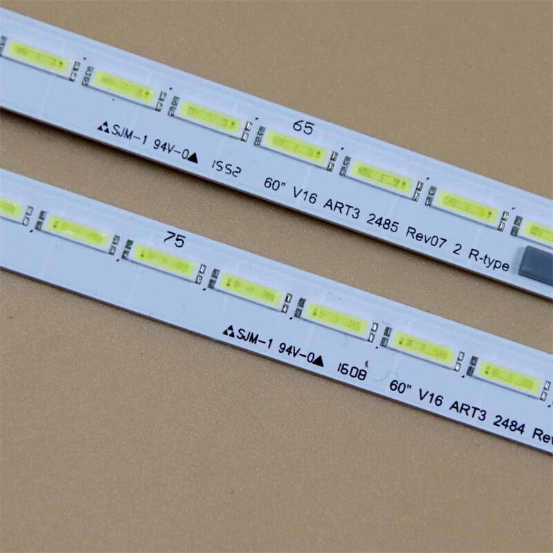 Kit/2pcs 78 lampen led array bars 60 "V16-ART3-2484-Rev07-l/r hintergrund beleuchtung streifen für lg lc600eqf 60 uh7700 strip78 60 uh770 matrix