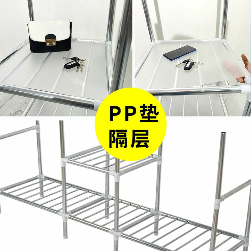 Simple wardrobe rental room cloth wardrobe household bedroom assembly cabinet steel pipe thickened reinforced storage rack