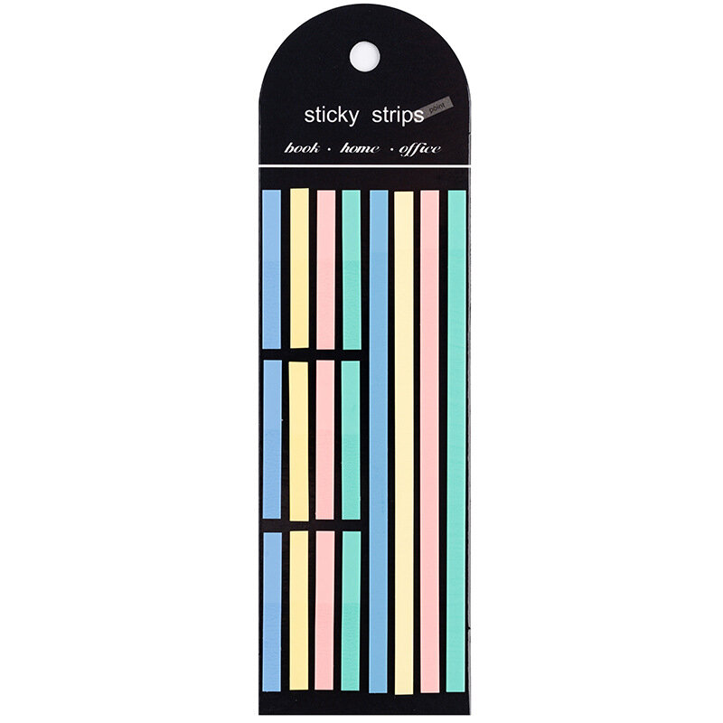 160 lembar Transparentes catatan tempel annotasi merekat sendiri buku baca bookmark tab Notepad alat tulis estetis tab Indeks