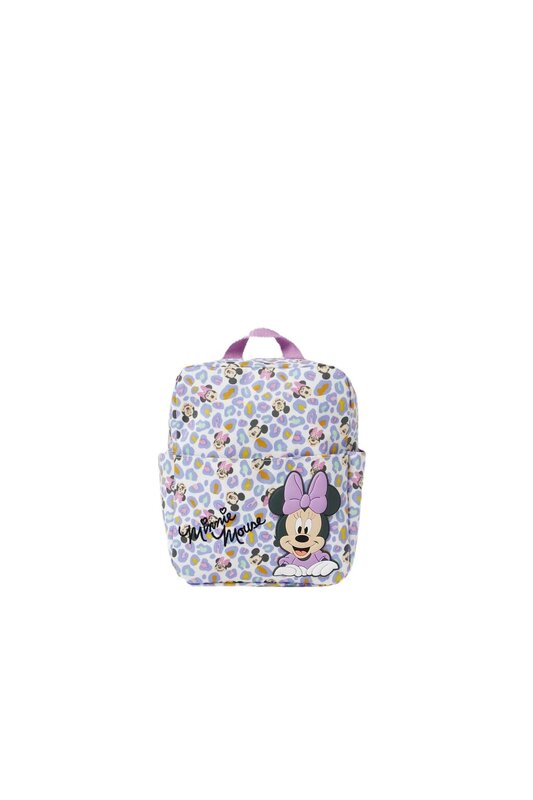 Mochila De Minnie para bebé y niña, bolso escolar con estampado de dibujos animados de Disney, de marca Popular, a la moda