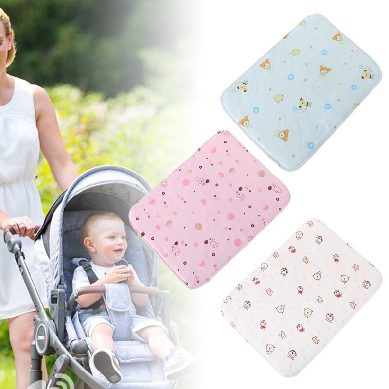 Baby Changing Pad Reusable Waterproof Stroller Diaper Folding Soft Mat