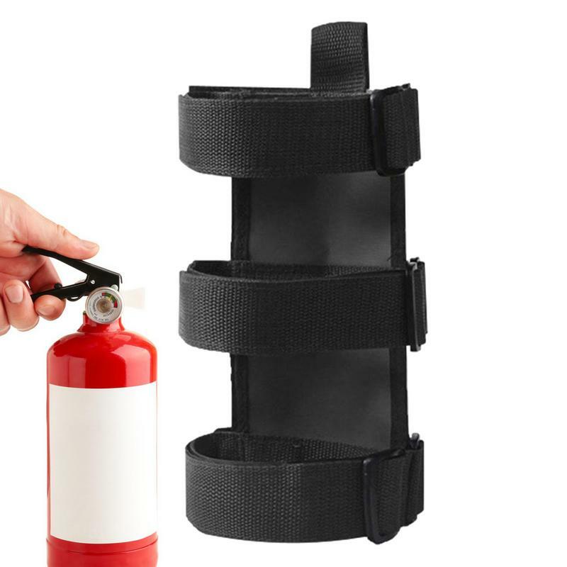 Fire Extinguisher Strap Bracket Adjustable Strap Brackets Multifunctional Mount Bracket For Less Than 3.3 Lbs Extinguisher For