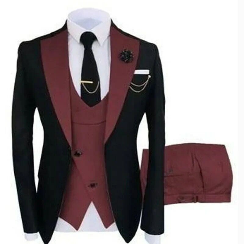 XX155New three-piece suits for groomsmen wedding suits for men