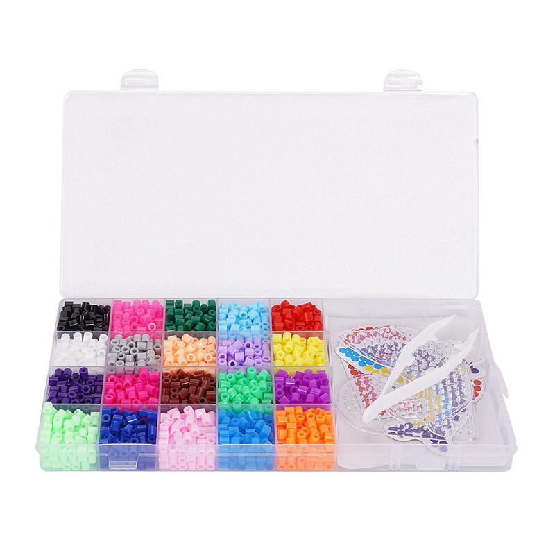 Artesanato criativo fusível Beads Set, vibrante colorido Beads para projetos DIY