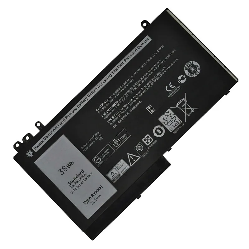 Batería original para ordenador portátil, Pila de 11,1 V, 38WH, RYXXH, para Dell Latitude 3150, 3160, 5550, E5550, 5450, E5450, 5470, Notebook, 9P4D2, YD8XC, 5tfcy