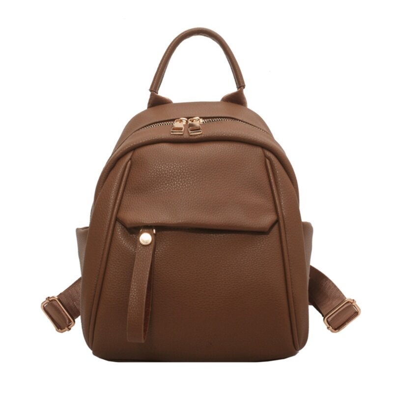 Fashion Women Backpack Soft PU Leather Backpacks Female Small School Bag Bookbag