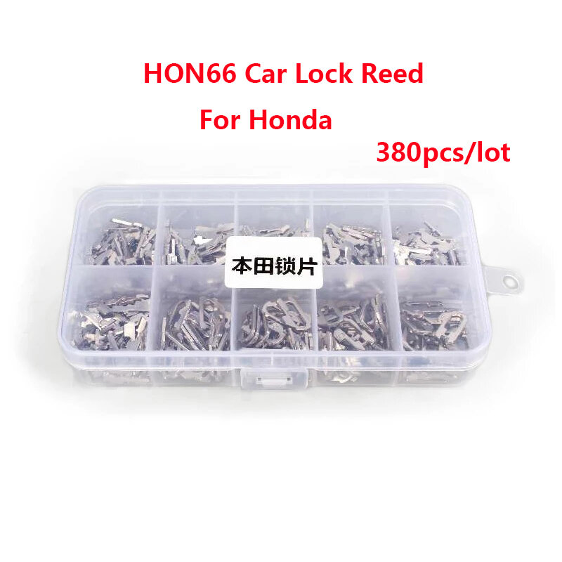 HON66 Dành Cho Xe Honda Khóa Tự Động Sửa Chữa Kèm Rỉ 10 Loại Móc Khóa Xe Hơi Reed HON66 Chất Liệu Sắt Khóa Đĩa 380 cái/lốc