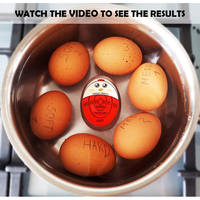 Trứng Hẹn Giờ Pro Cho Nấu Hẹn Giờ Đếm Ngược, cứng Mềm Luộc Trứng Hẹn Giờ Thay Đổi Màu Sắc Khi Thực Hiện | Không Có BPA, Nhà Bếp Thời Gian Kỹ Thuật Số