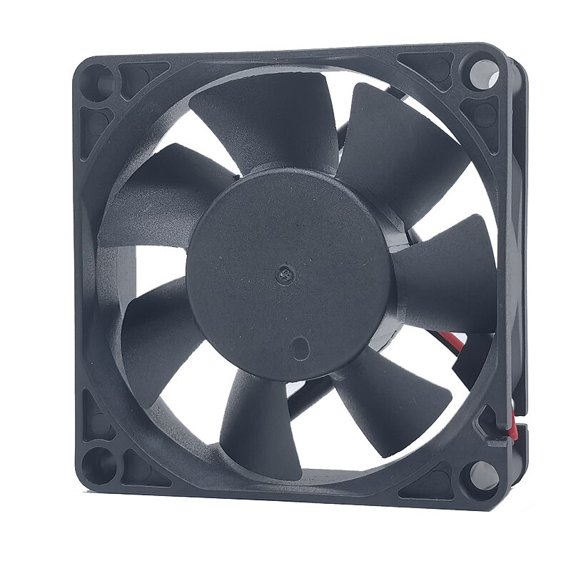 Ventilador de refrigeração silencioso do rolamento magnético, Sunon KDE1207PTV3, DC12V, 0.7W, 7025, 7cm, 70x70x25mm, Novo