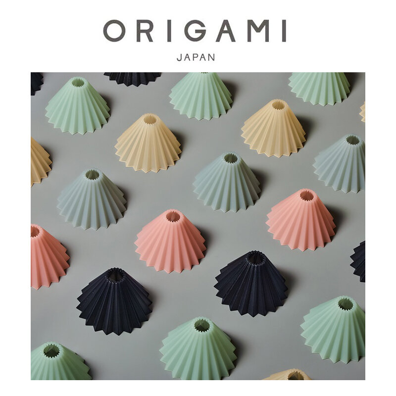 Origami 1-2 Ly Sứ Cà Phê Dripper Cốc Lọc Cà Phê Cốc Sứ Sản Xuất Tại Nhật Bản Sang Trọng & Hiện Đại Đổ trên